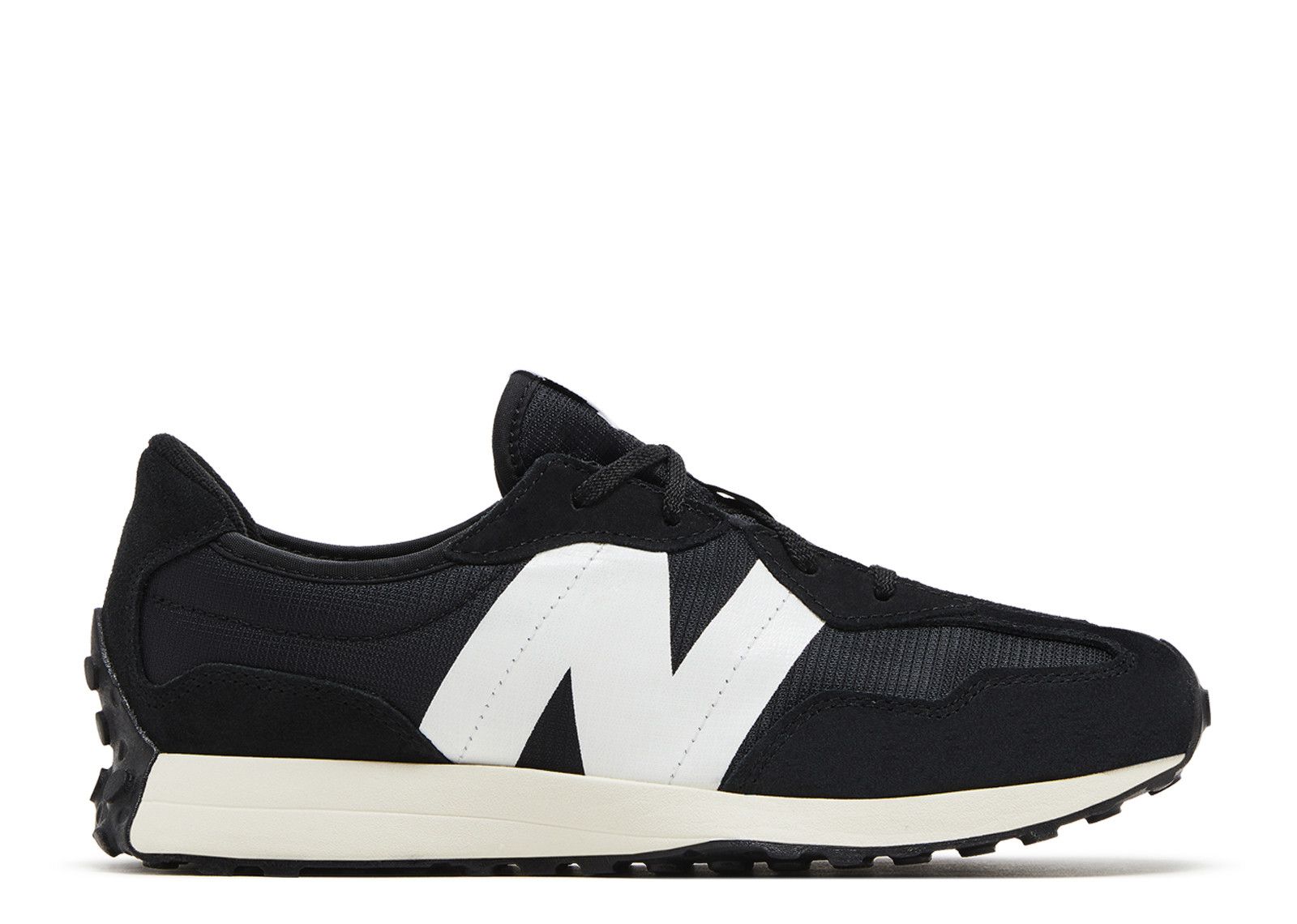 New Balance 327 Big Kid 'Black White'