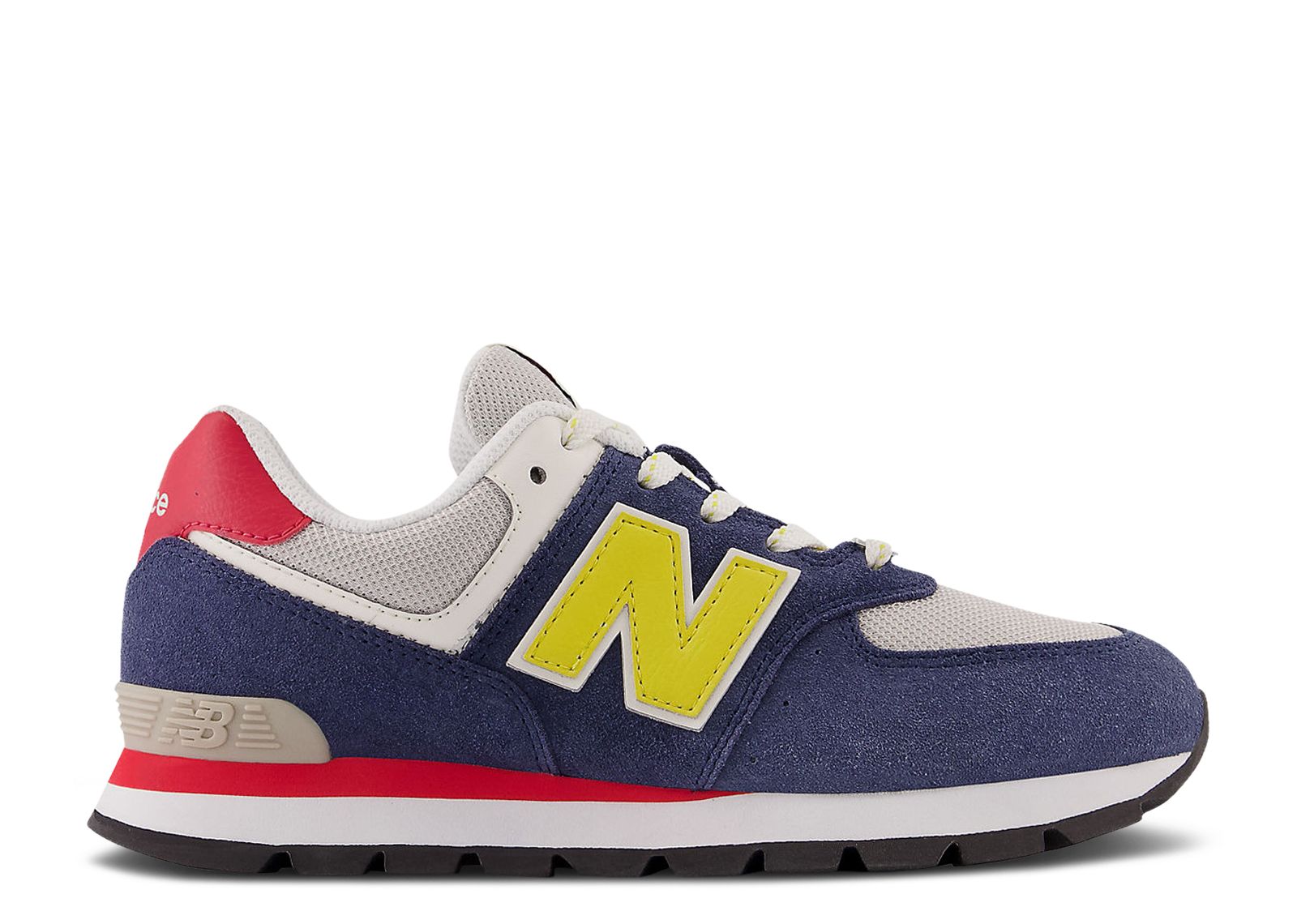 New Balance 574 Big Kid 'Natural Indigo Honeycomb'
