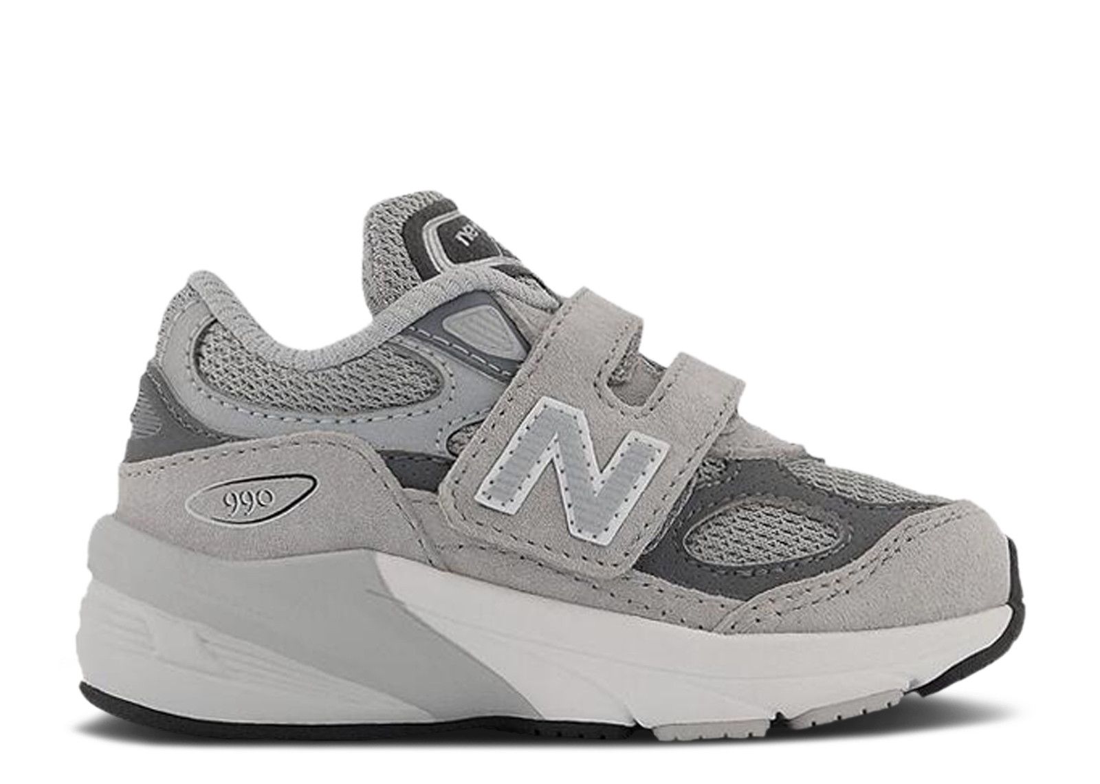 New Balance 990v6 Hook & Loop Toddler Wide 'Castlerock'