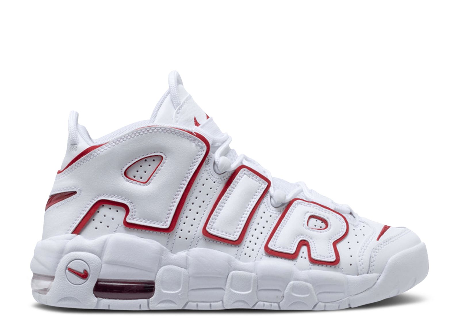 Air More Uptempo GS 'White Varsity Red'