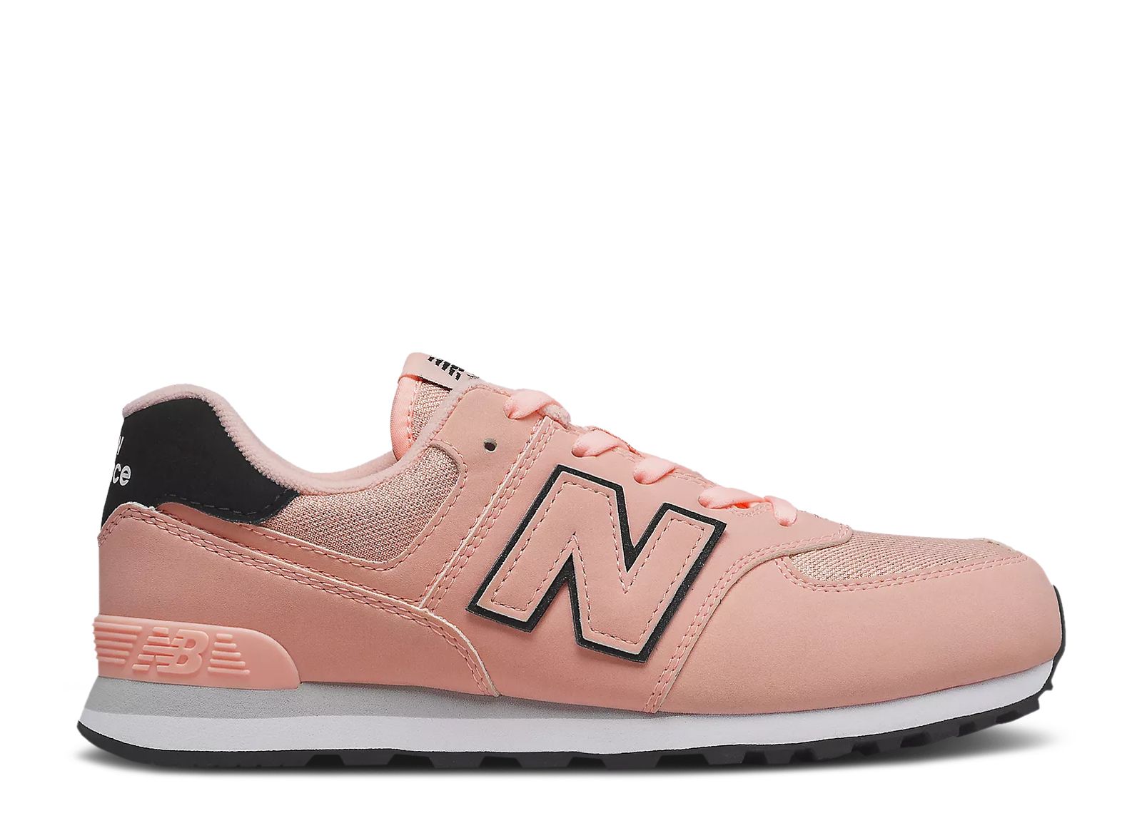 New Balance 574 Big Kid 'Fashion Metallic - Cloud Pink'