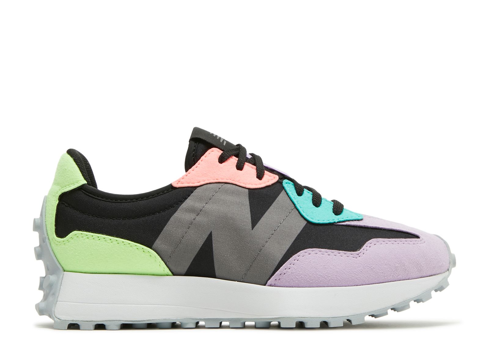 New Balance Wmns 327 'Black Dark Violet'