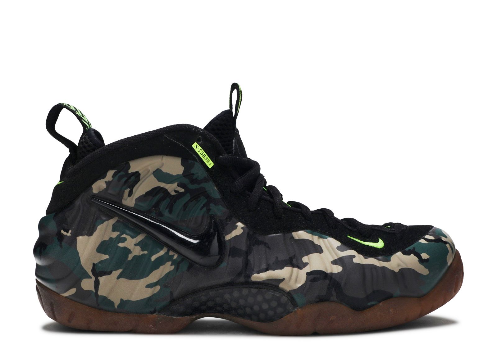 Air Foamposite Pro Prm Le 'Green Camo'