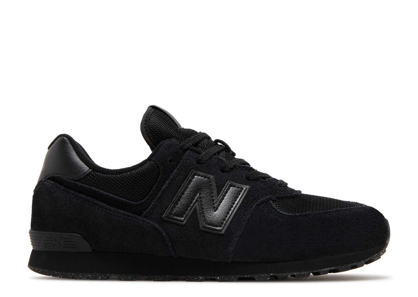 New Balance 574 Big Kid Wide 'Core Pack - Black'