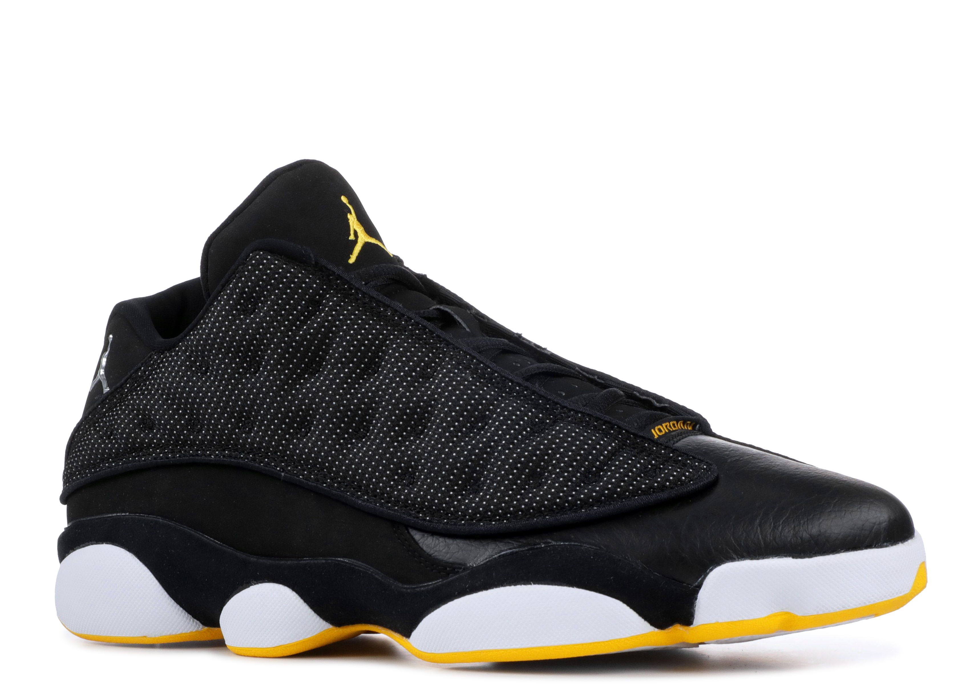Jordan 13 Retro Low 'Black Varsity Maize'