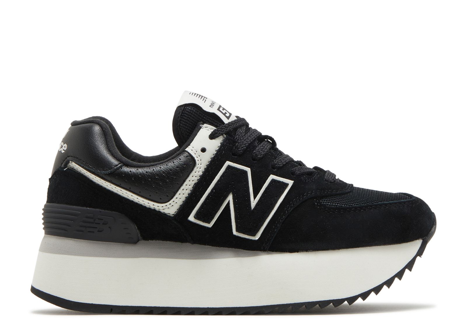 New Balance Wmns 574+ 'Black White'