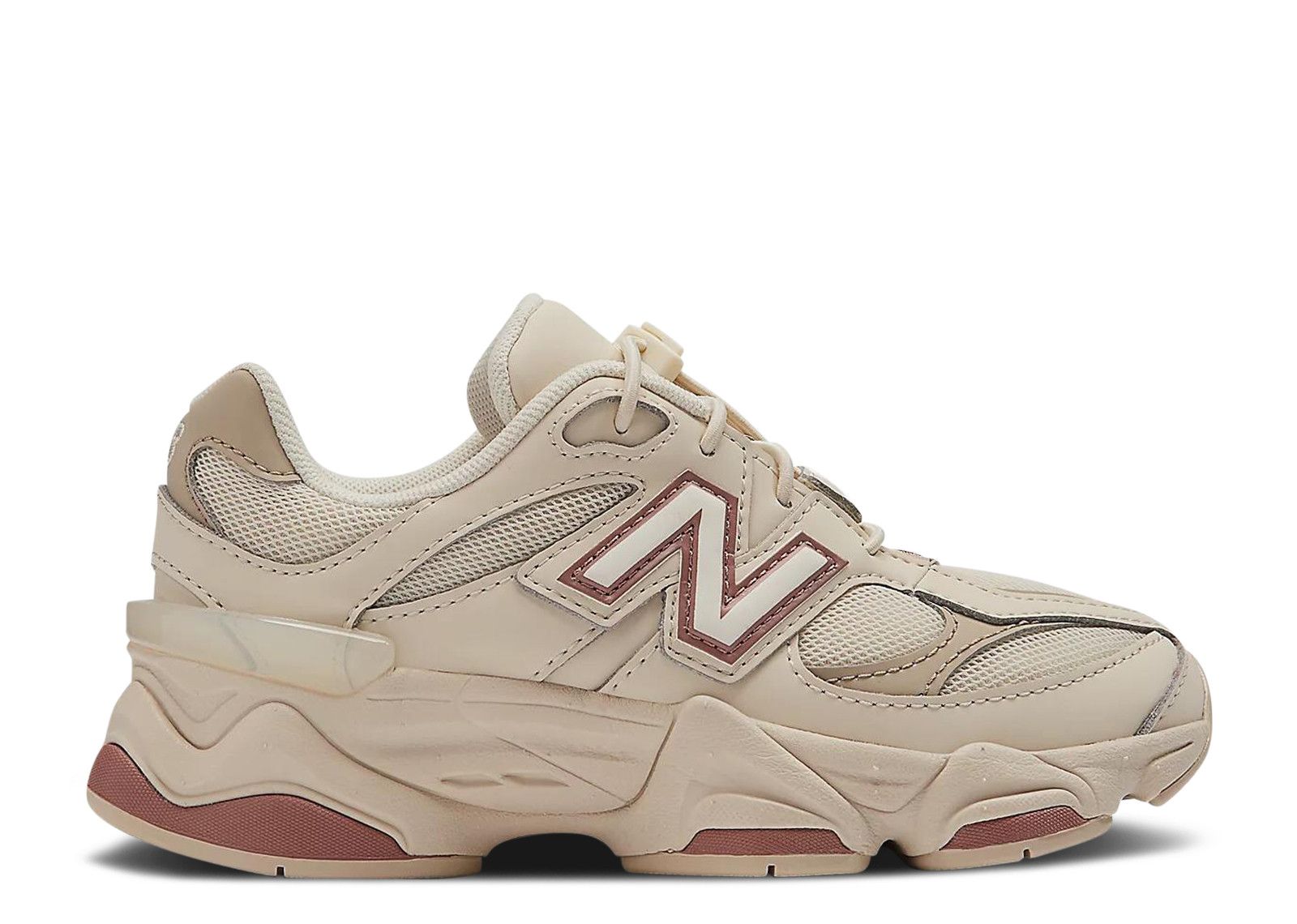 New Balance 9060 Little Kid 'Bone Sparrow Lace Toggle'