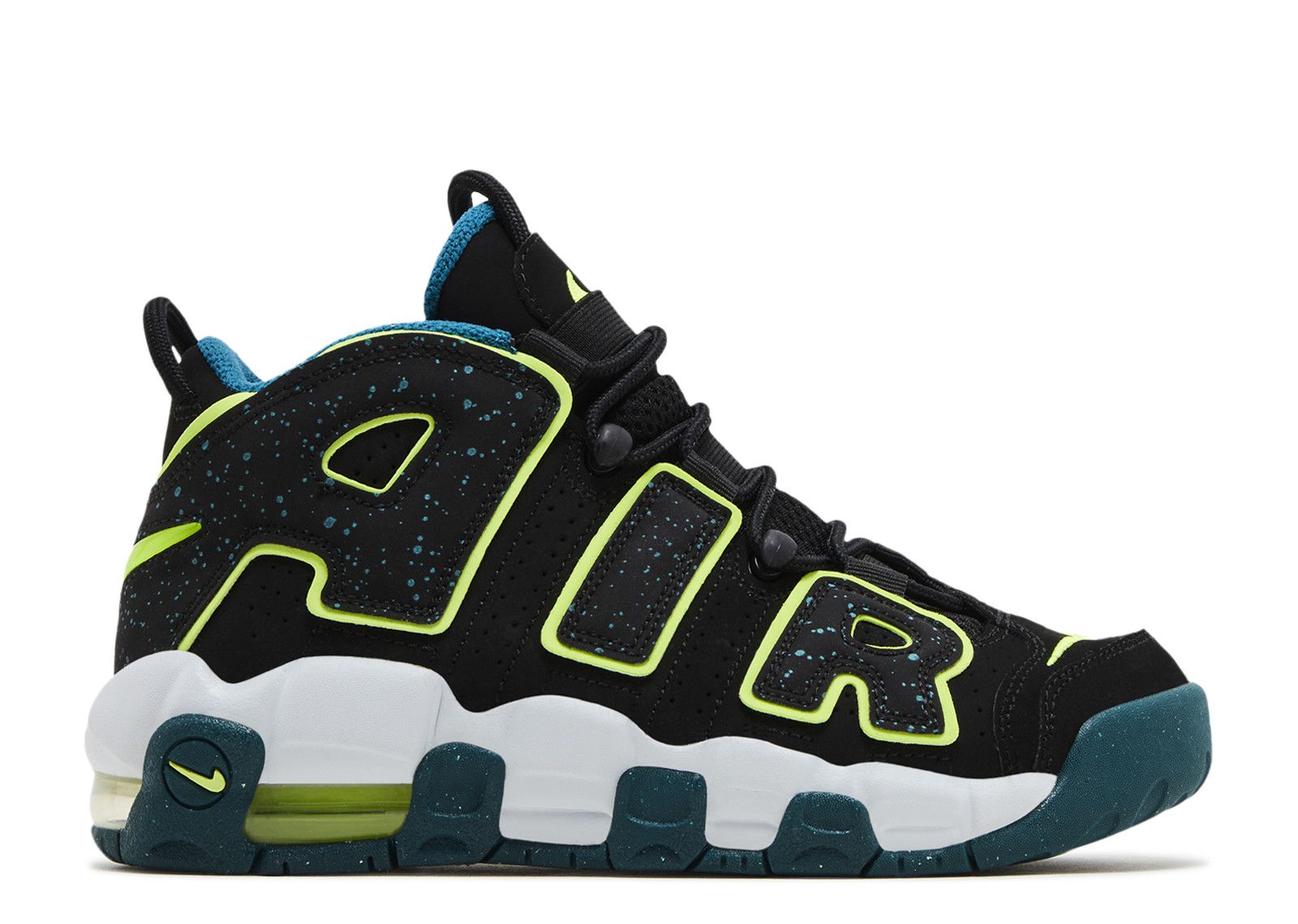 Air More Uptempo GS 'Black Geode Teal'