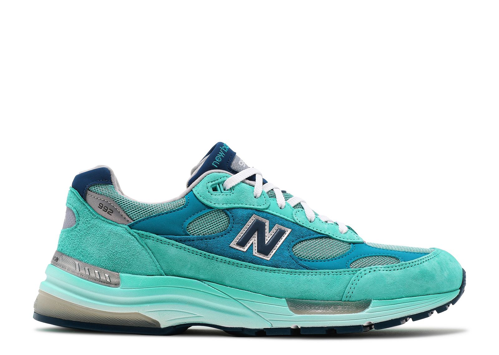 New Balance 992 Made in USA 'Blue Silver Metallic'