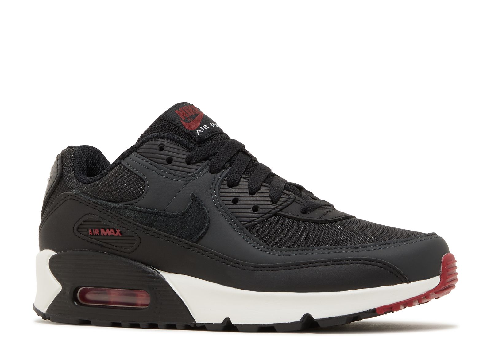 Air Max 90 Leather GS 'Anthracite Team Red'