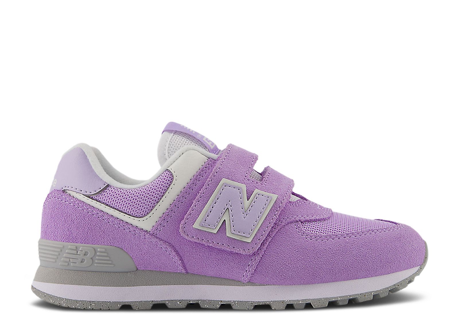 New Balance 574 Hook & Loop Little Kid 'Lilac Glo'