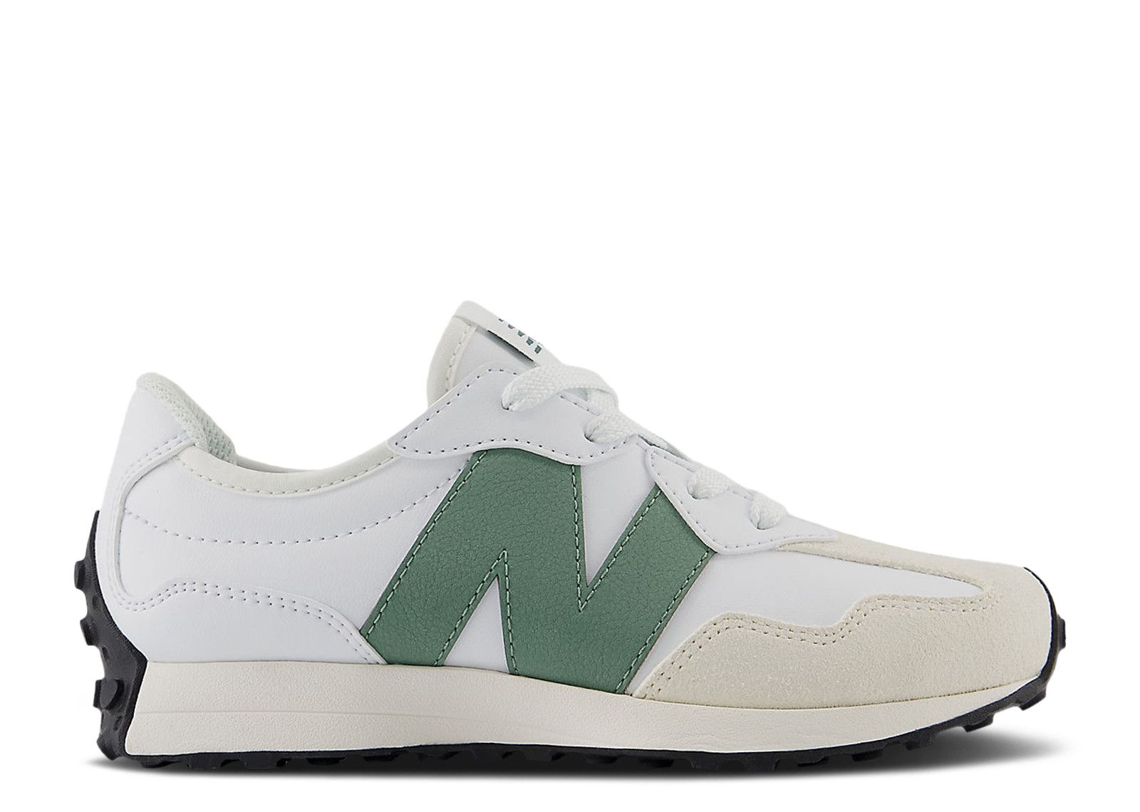 New Balance 327 Little Kid 'White Dark Juniper'