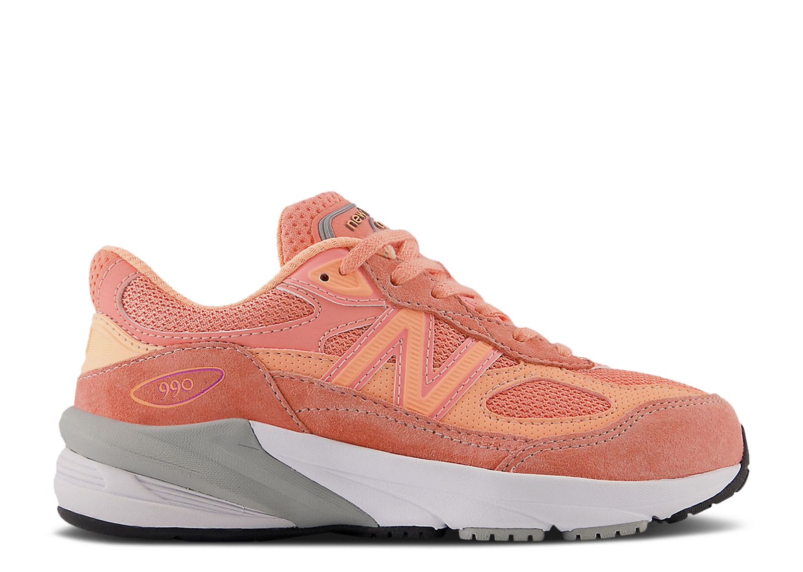 New Balance 990v6 Little Kid 'Passion Fruit'