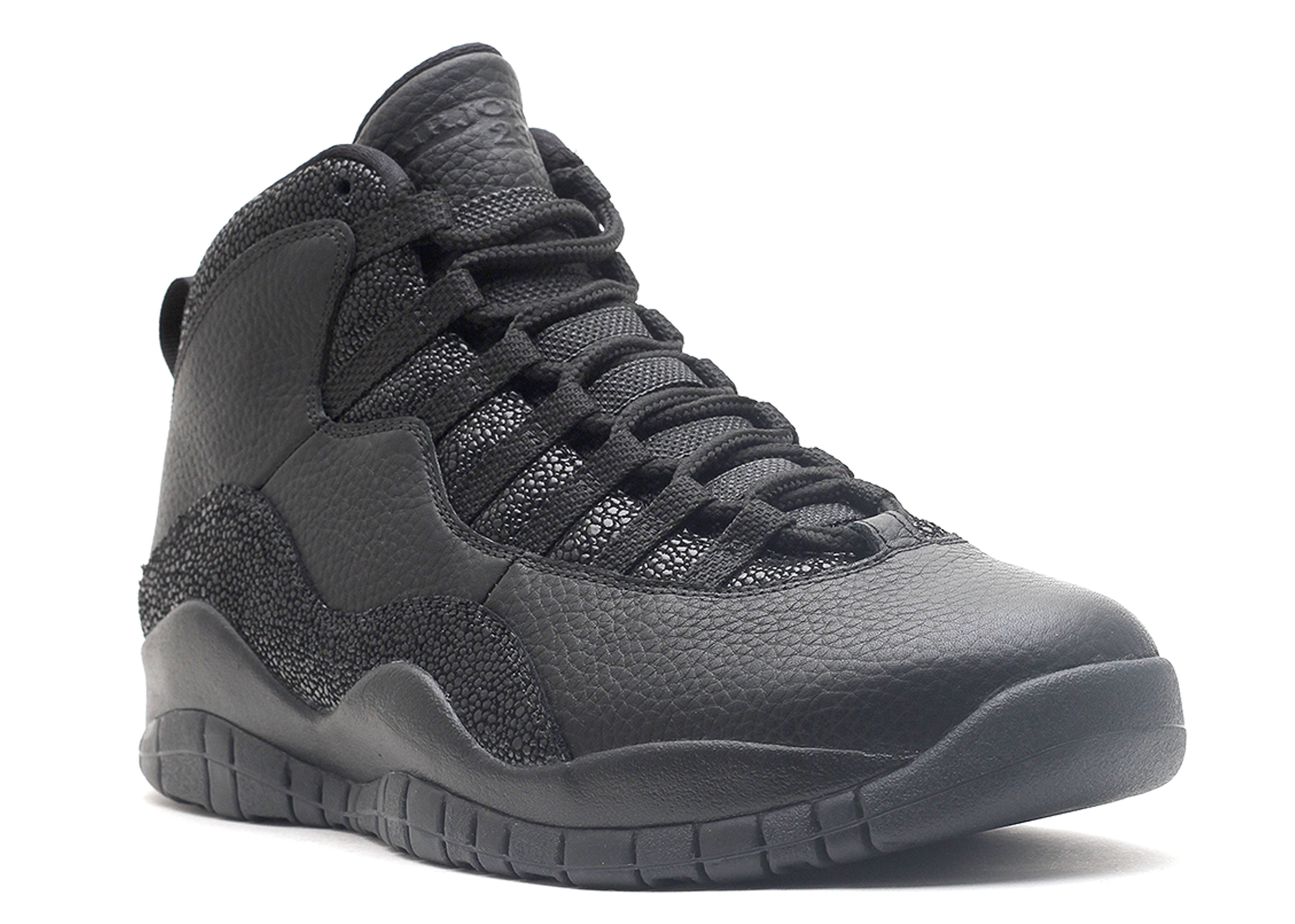 OVO x Jordan 10 Retro 'Black' 2014