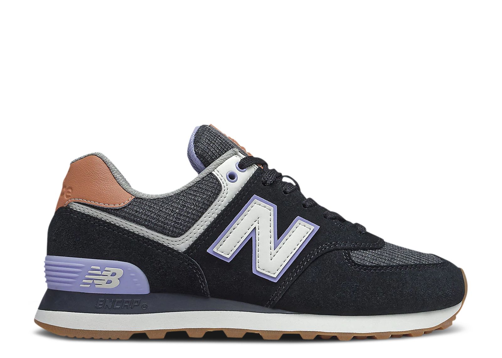 New Balance Wmns 574 'Black Mystic Purple'