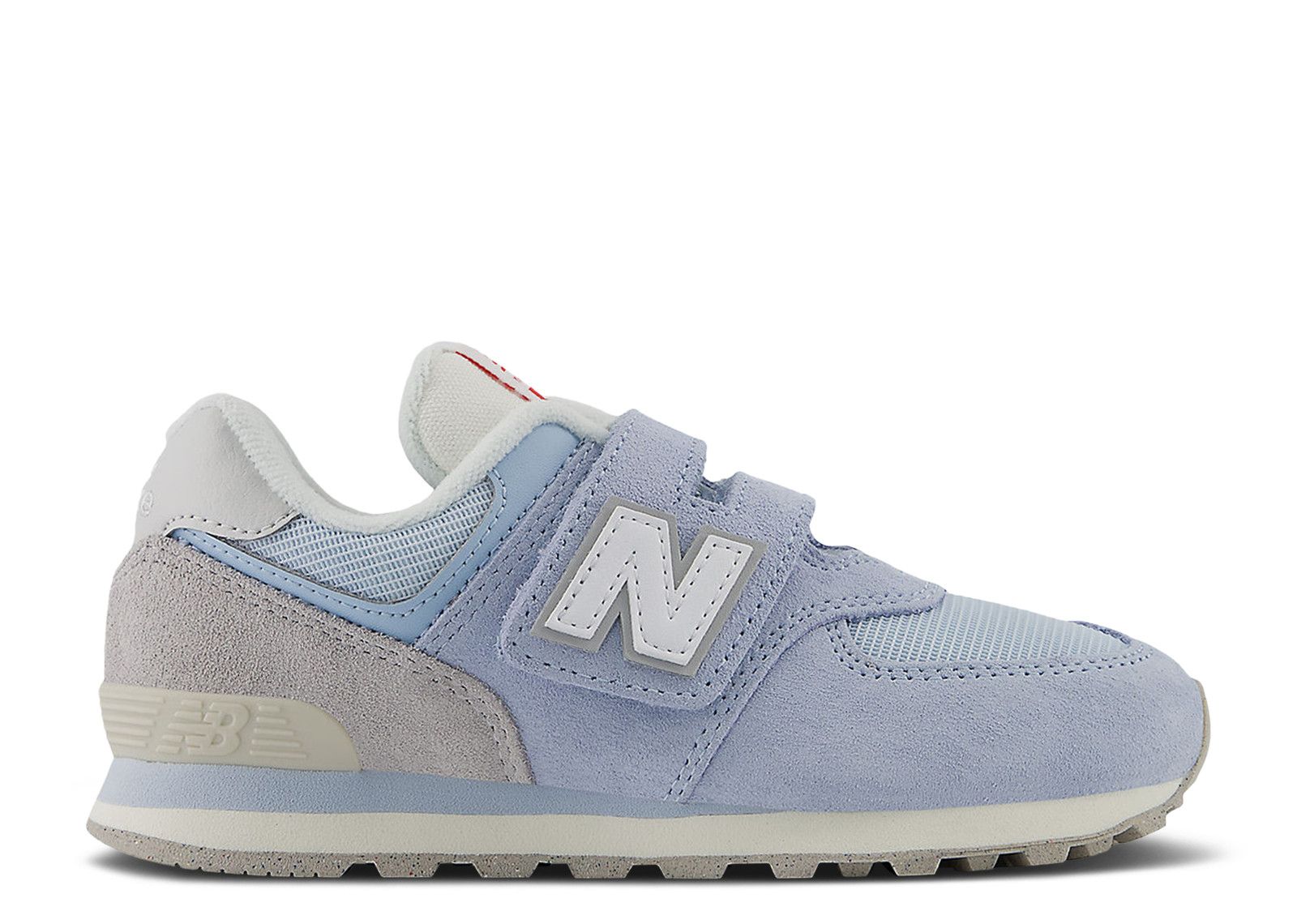 New Balance 574 Hook & Loop Little Kid Wide 'Light Chrome Blue'