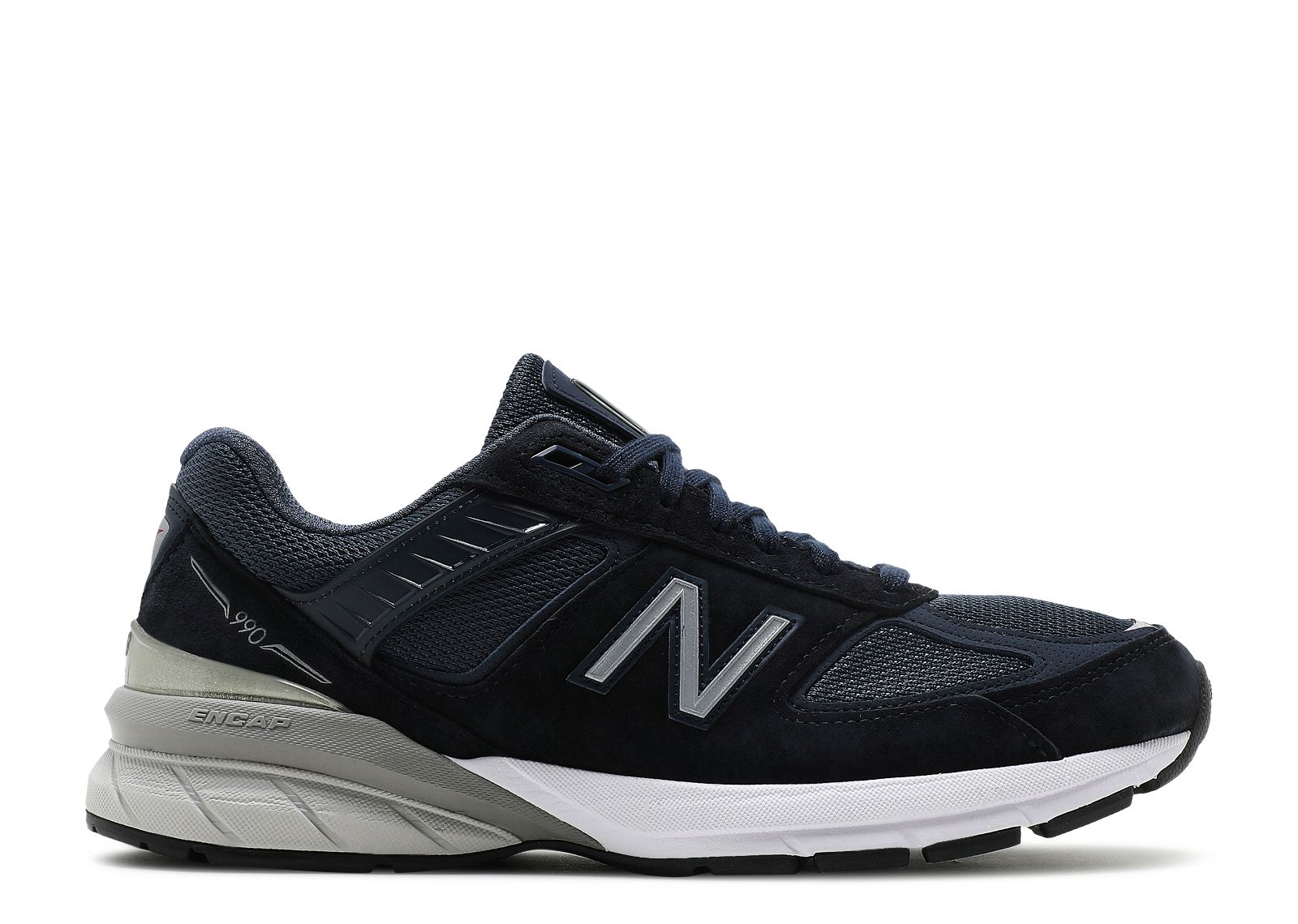 New Balance Wmns 990v5 Made in USA Wide 'Navy Silver'