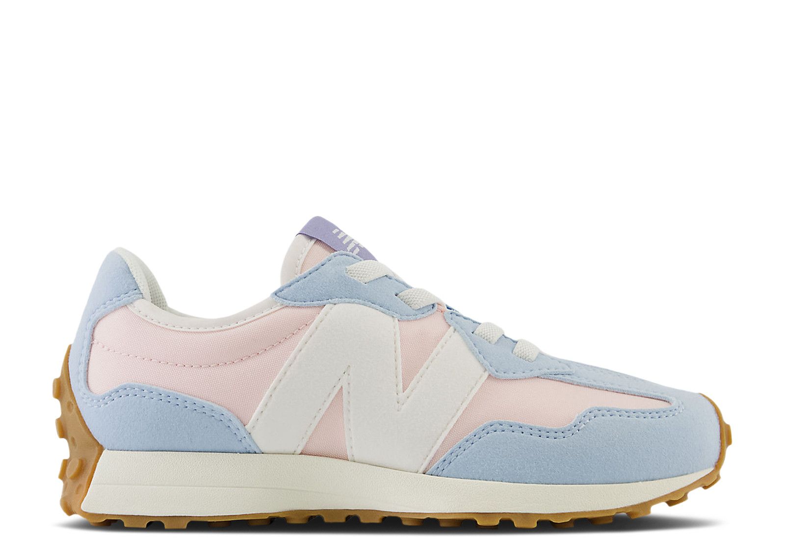 New Balance 327 Little Kid Wide 'Light Chrome Blue Crystal Pink'