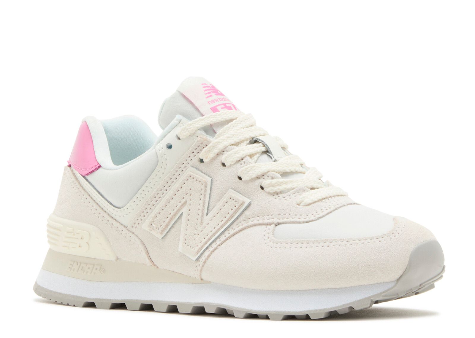 New Balance Wmns 574 'Sea Salt Real Pink'