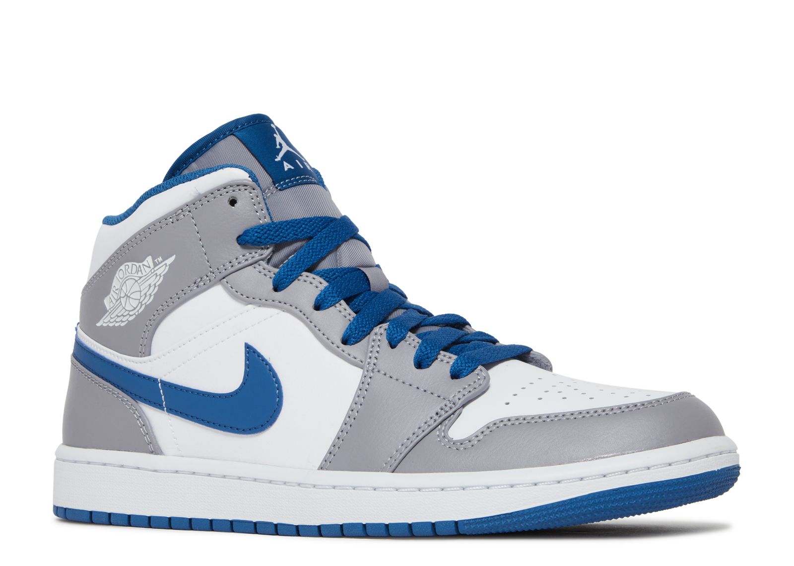 Jordan 1 Mid 'Cement True Blue'