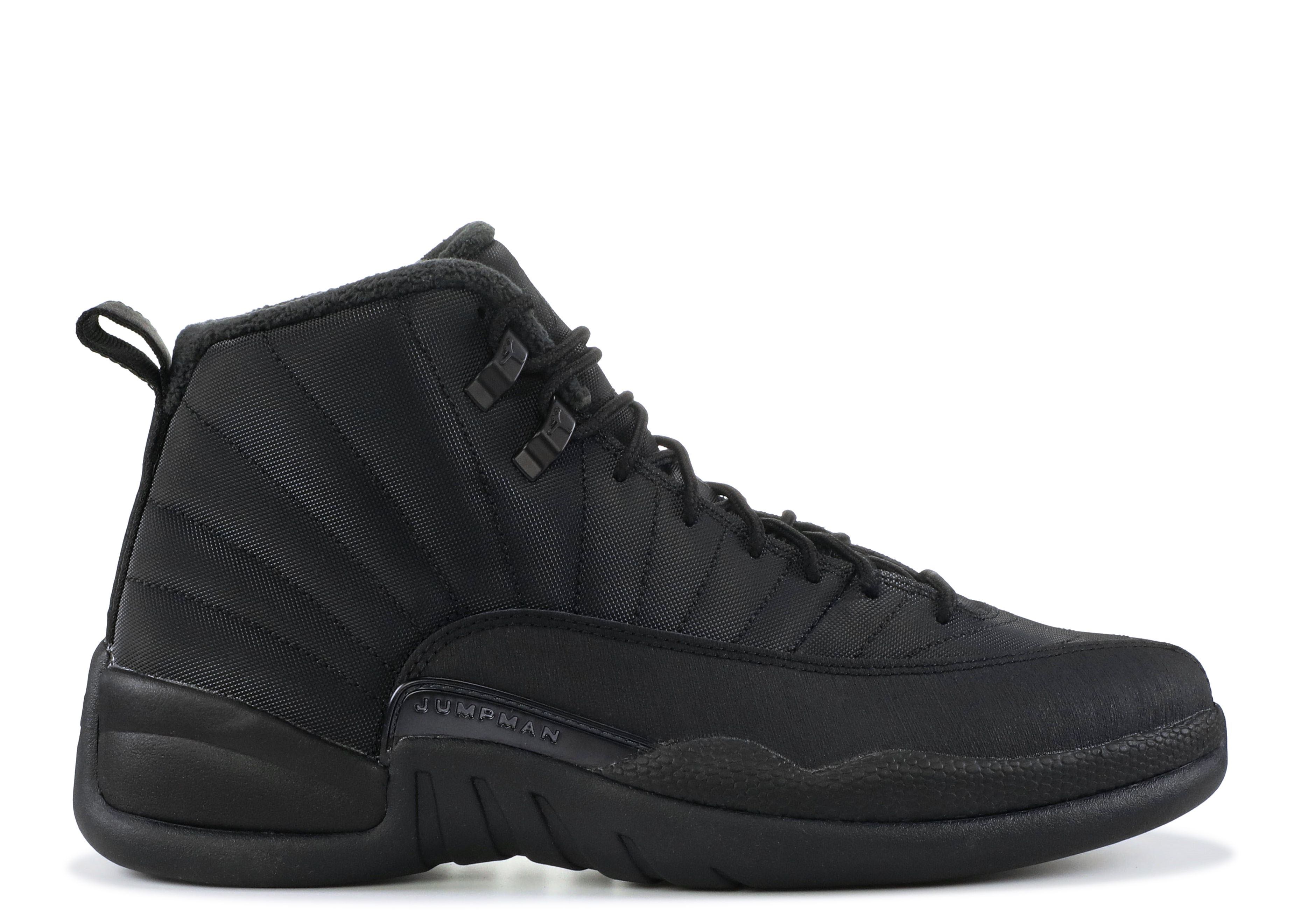 Jordan 12 Retro Winterized 'Triple Black'