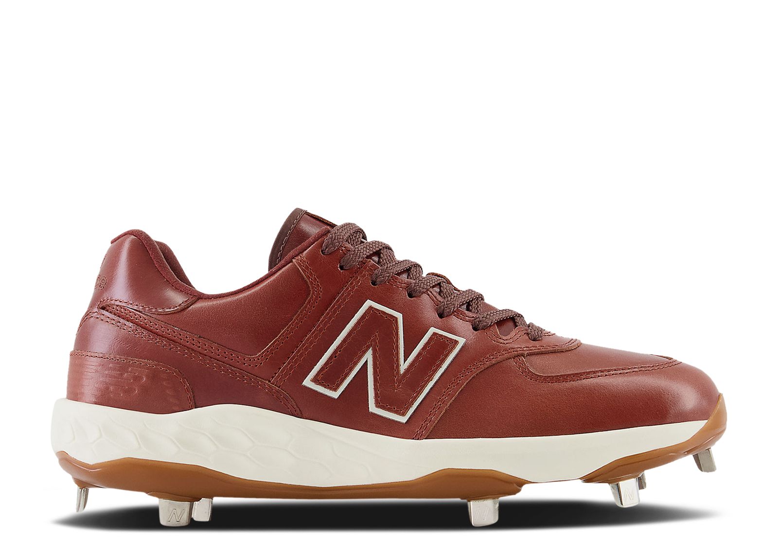 New Balance Fresh Foam X 574 Lux Cleat 'Veg Tan'