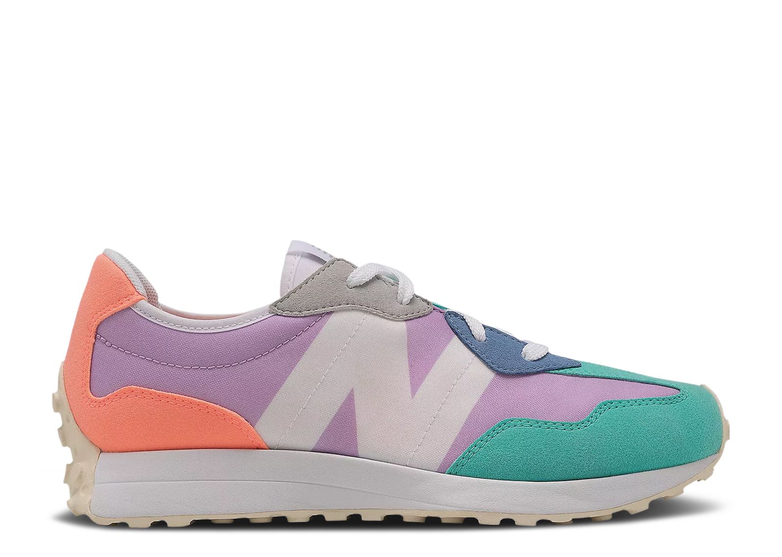 New Balance 327 Little Kid Wide 'Dark Violet Glow Summer Jade'