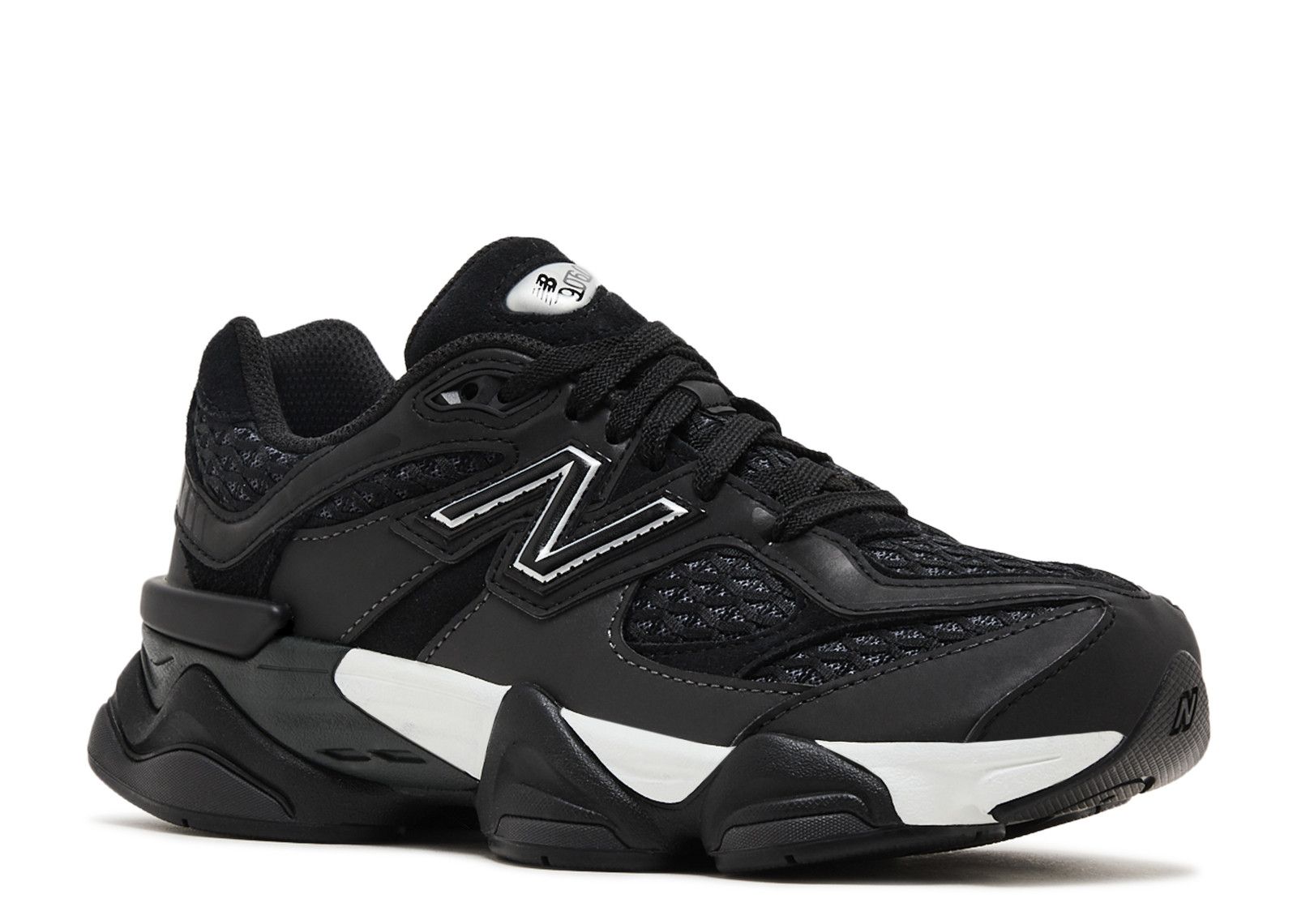 New Balance 9060 Big Kid 'Black Silver' Shoe Palace Exclusive