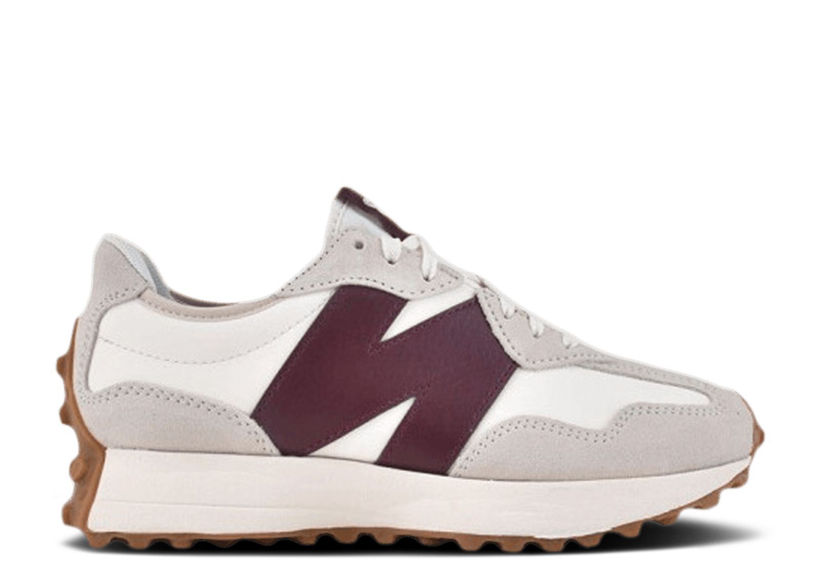New Balance Wmns 327 'White Dark Red'