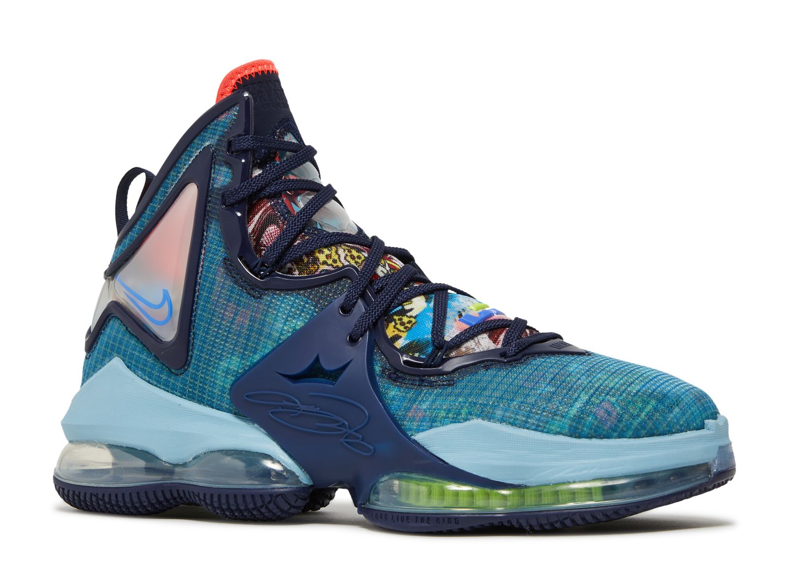 LeBron 19 'Fast Food - Dutch Blue'