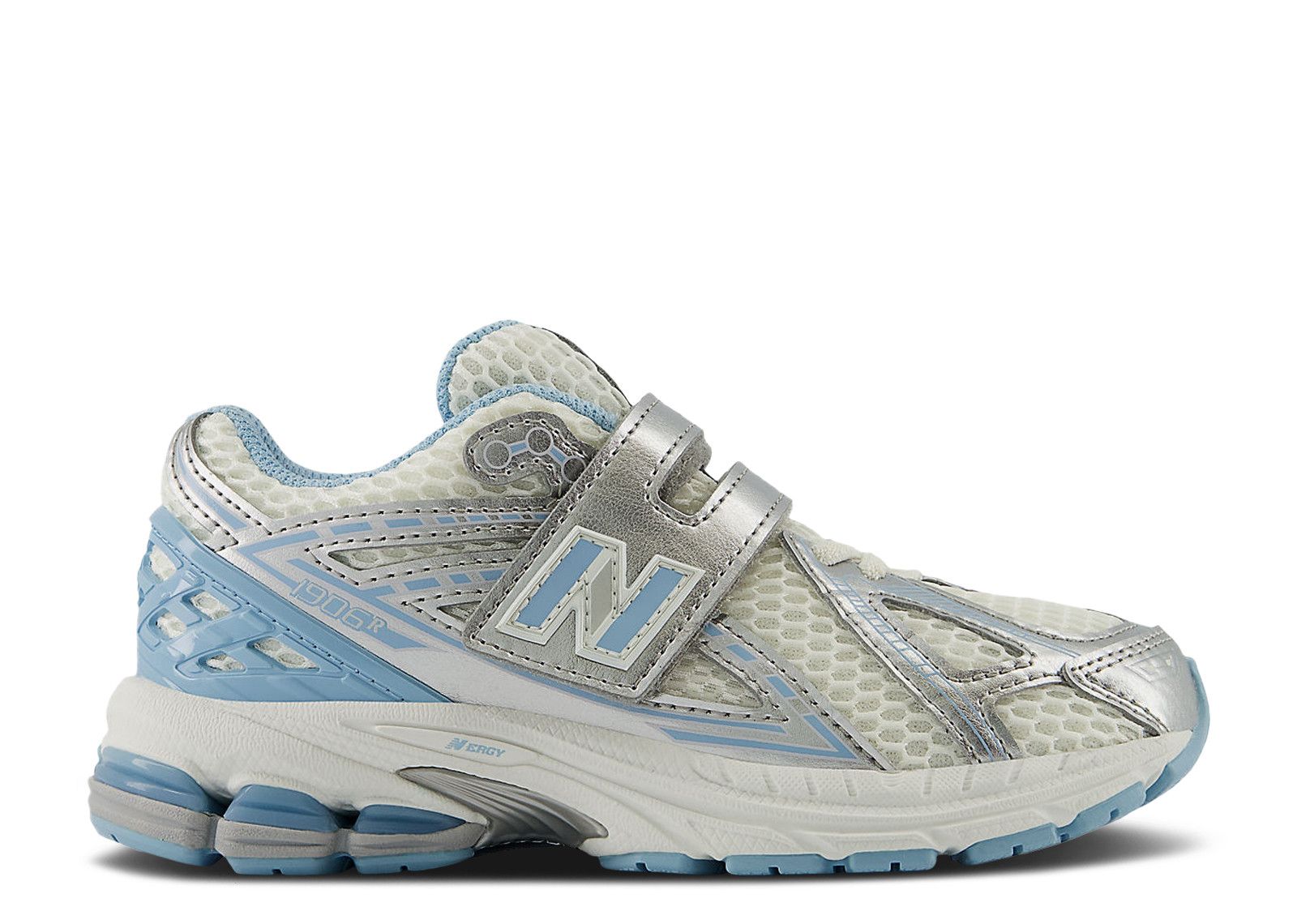 New Balance 1906R Hook & Loop Little Kid Wide 'Silver Metallic Chrome Blue'