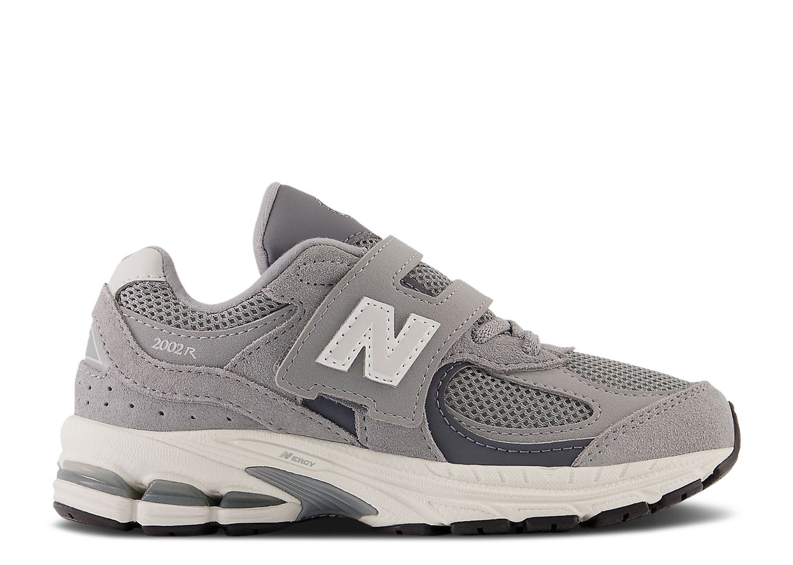 New Balance 2002R Hook & Loop Little Kid 'Steel Lead'