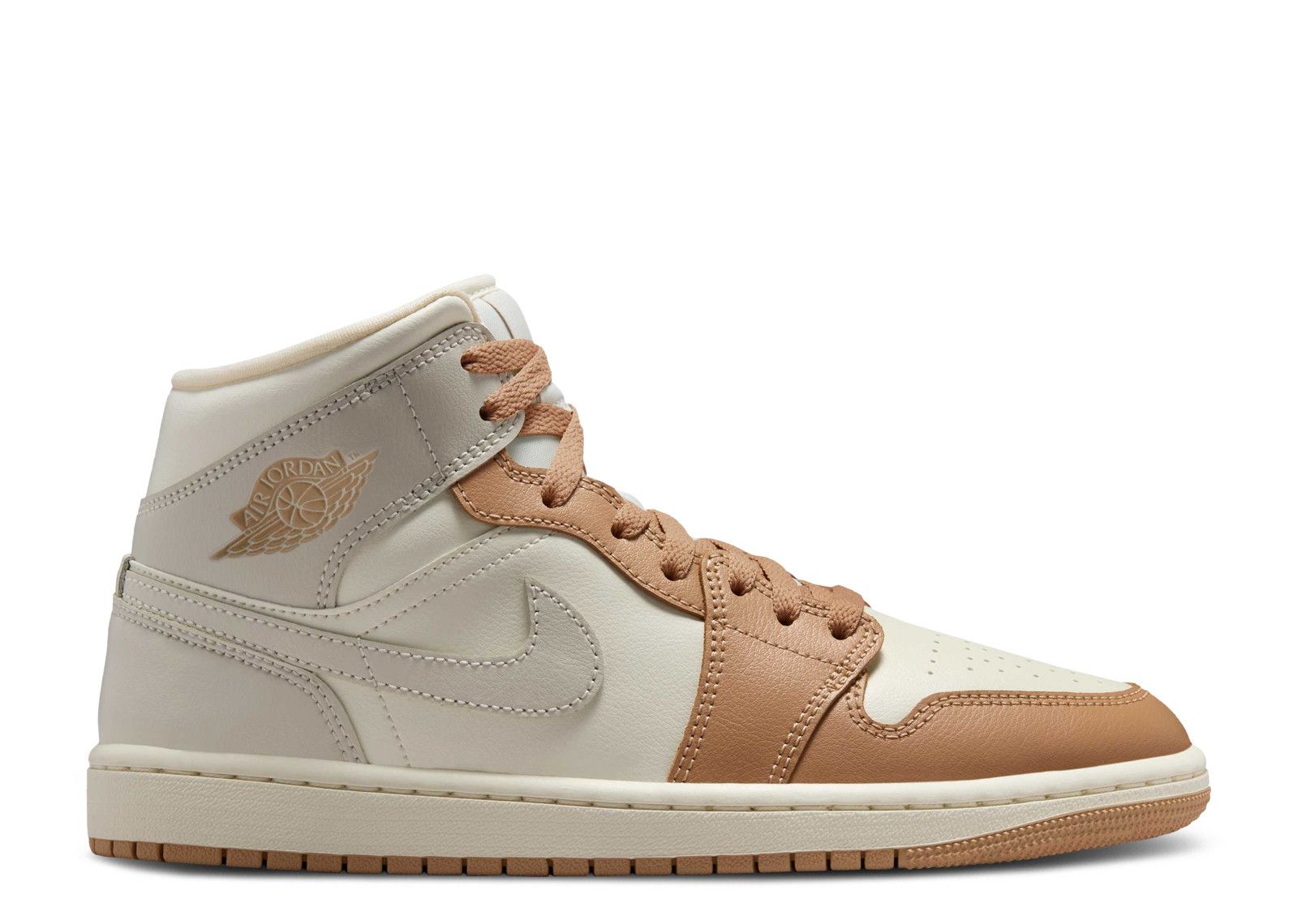 Wmns Jordan 1 Mid 'Pale Ivory Hemp'