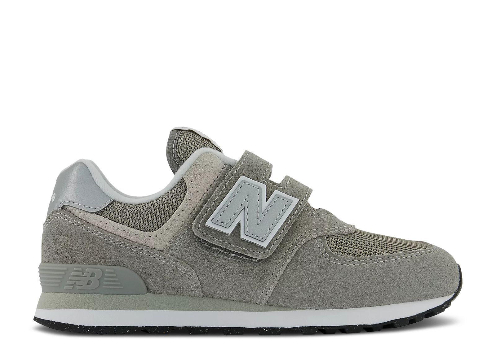 New Balance 574 Hook and Loop Little Kid 'Core Pack - Grey White'