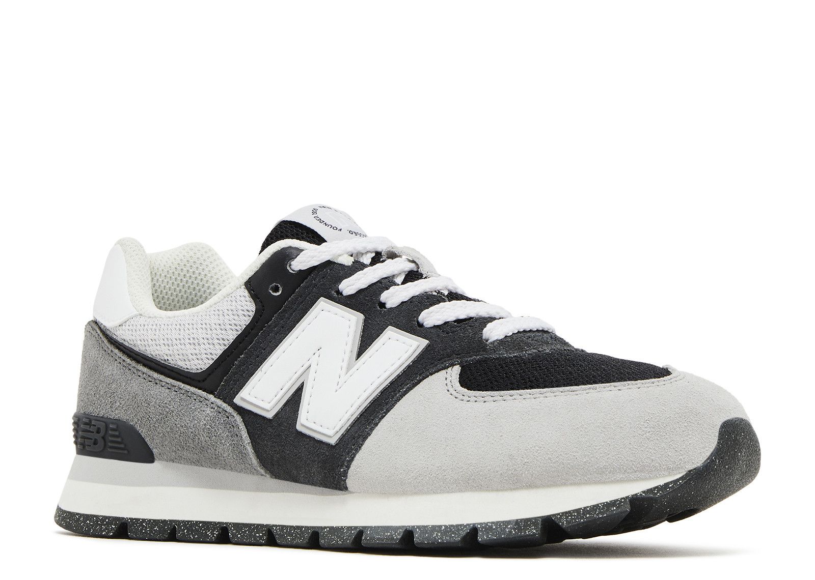 New Balance 574 Big Kid 'Blacktop White'