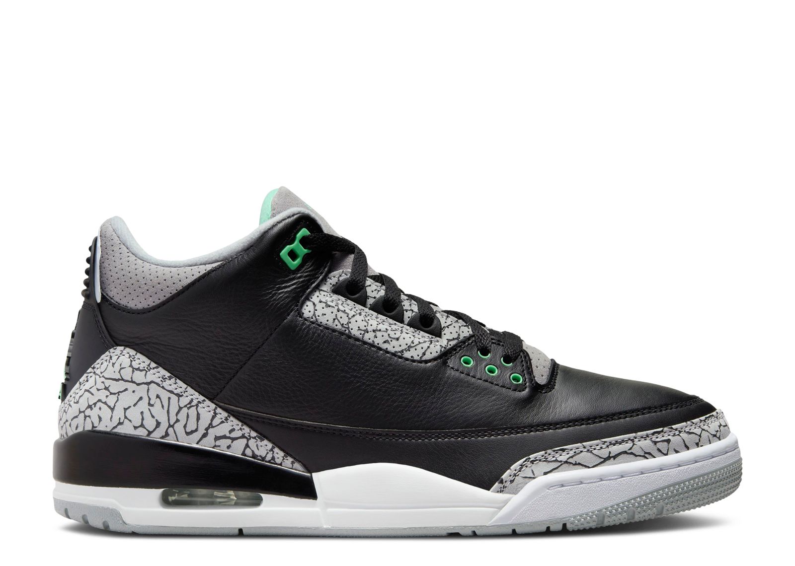 Jordan 3 Retro 'Green Glow'