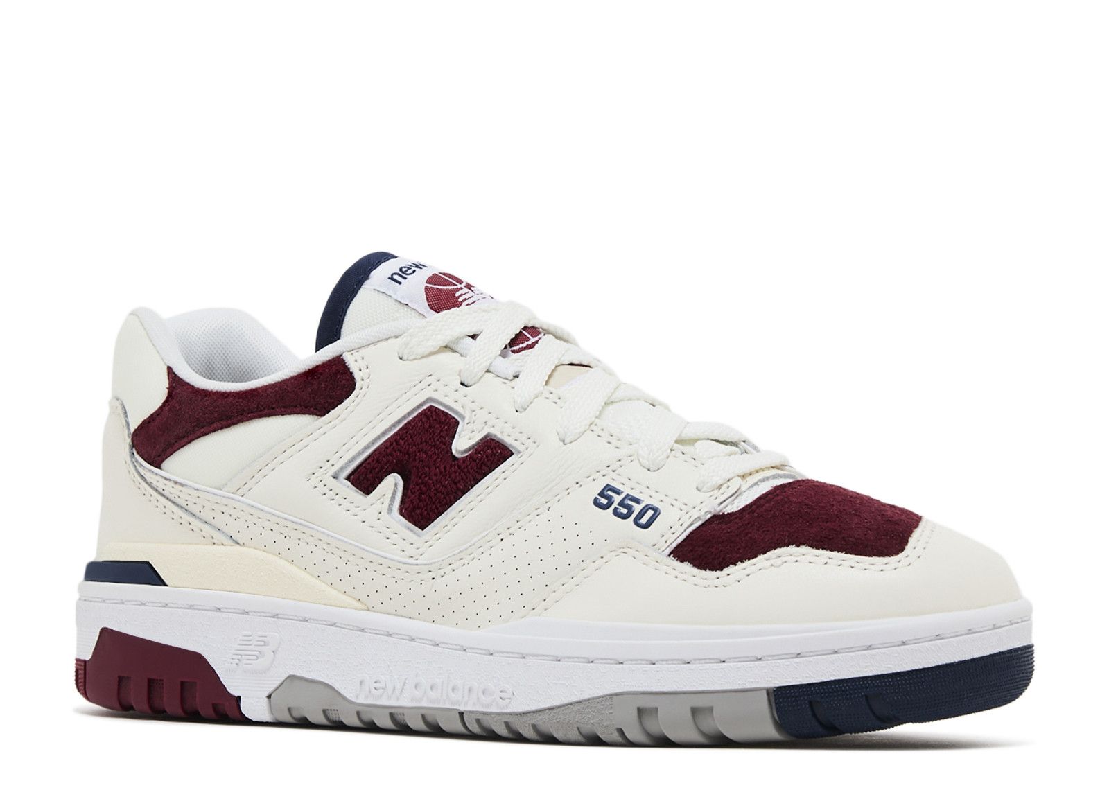 New Balance 550 'Suede Toe Pack - Burgundy Navy'