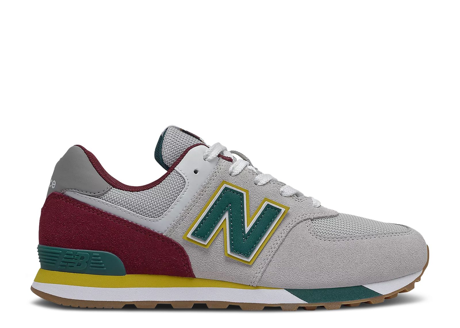 New Balance 574 Big Kid 'Summer Fog Garnet'