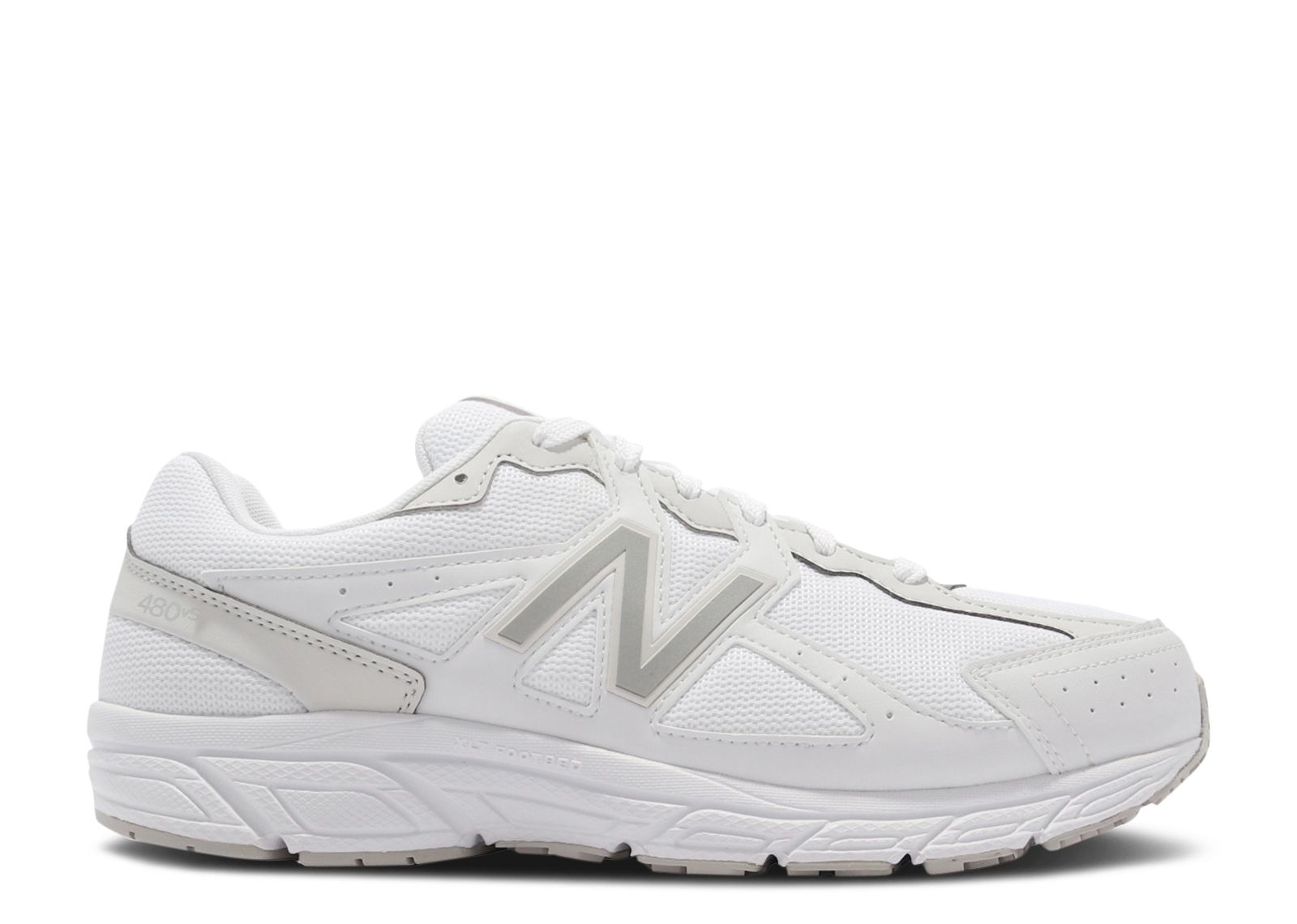 New Balance Wmns 480v5 4E Wide 'White Silver'