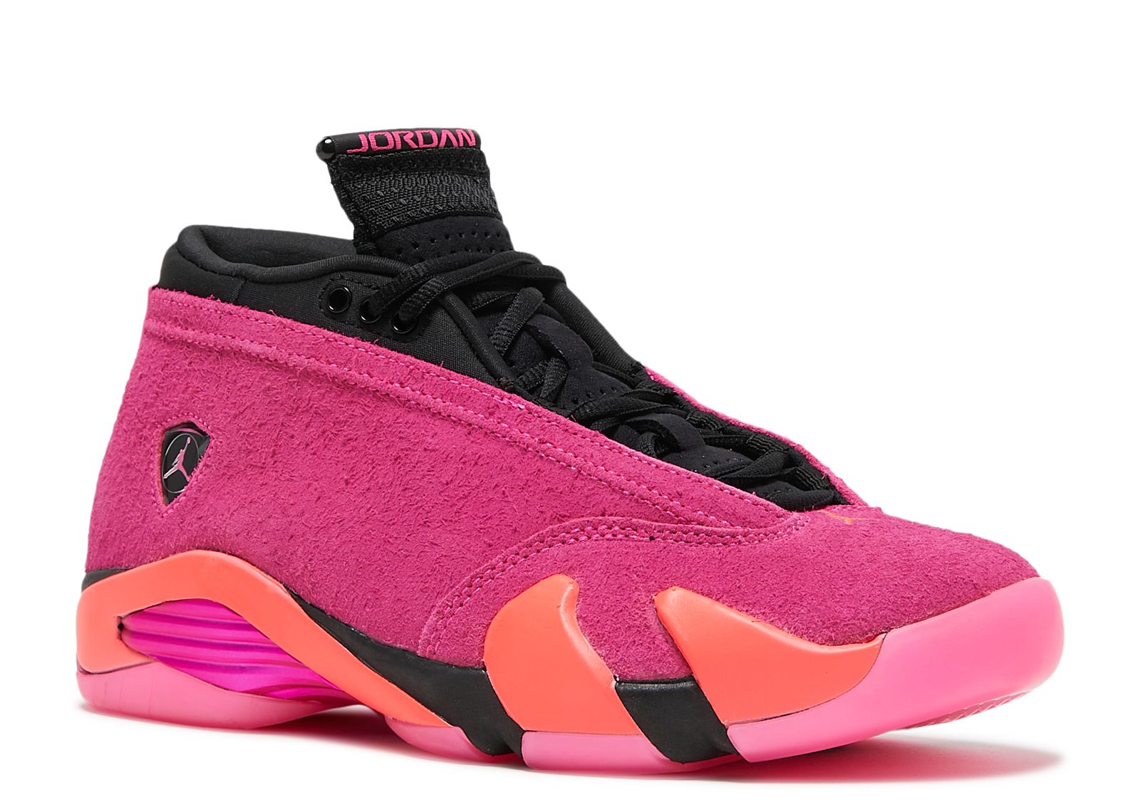Wmns Jordan 14 Retro Low 'Shocking Pink'