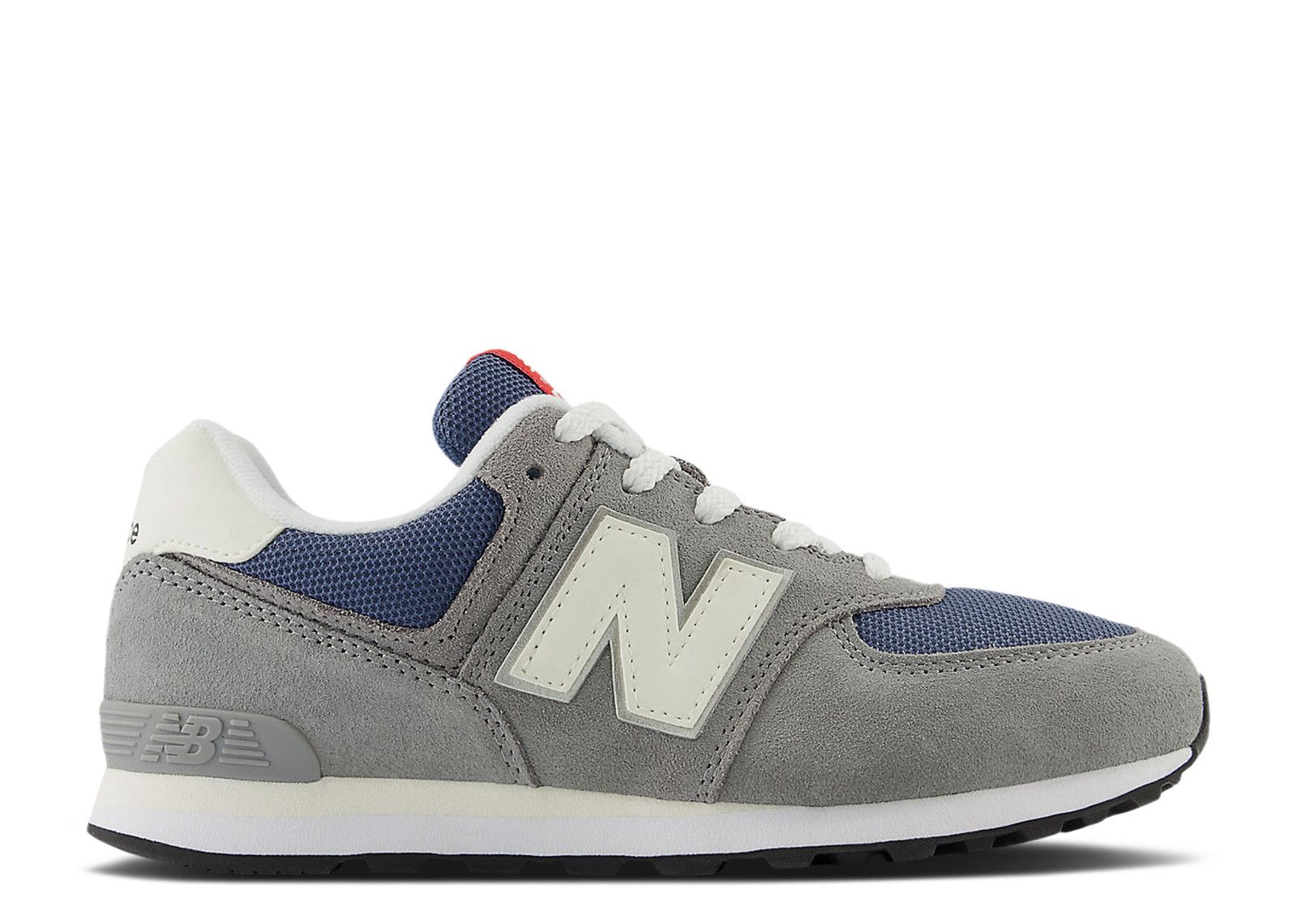 New Balance 574 Big Kid Wide 'Shadow Grey Vintage Indigo'