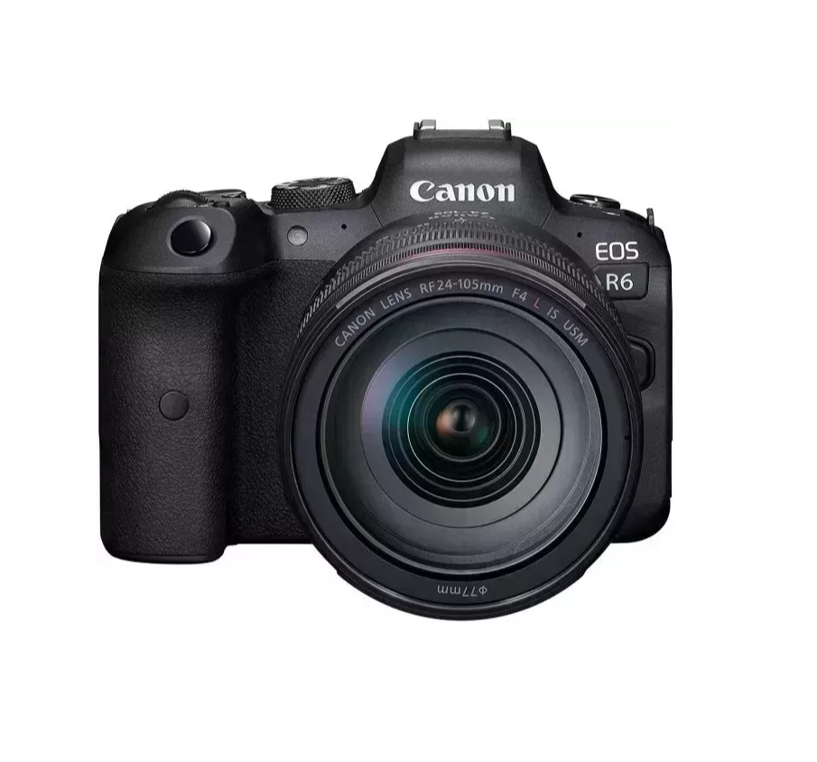EOS R6 Full-Frame Mirrorless Camera + RF24-105mm F4 L Is USM Lens Kit