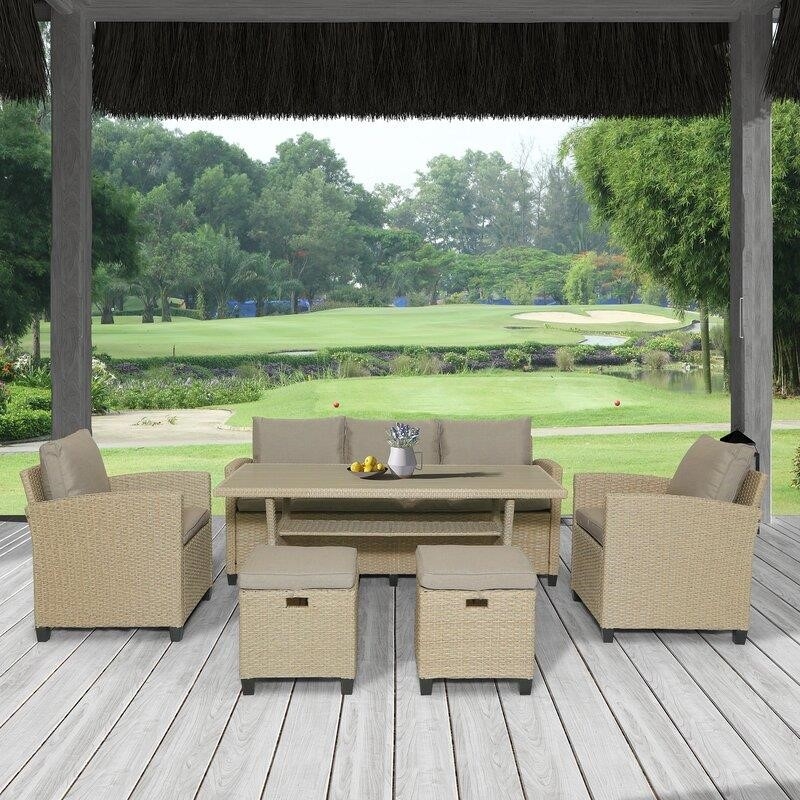 Gorizia 7 - Person Seating Group with Cushions