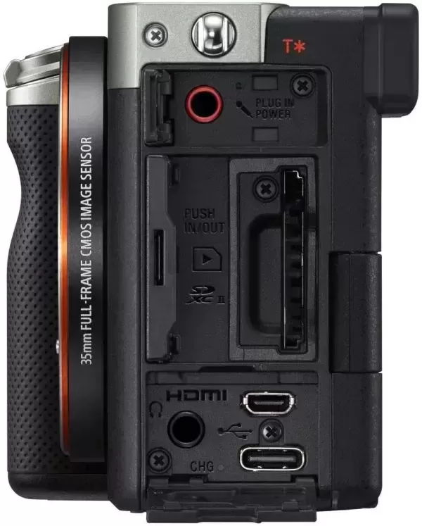 Alpha 7C Full-Frame Compact Mirrorless Camera Kit - Silver (ILCE7CL/S)