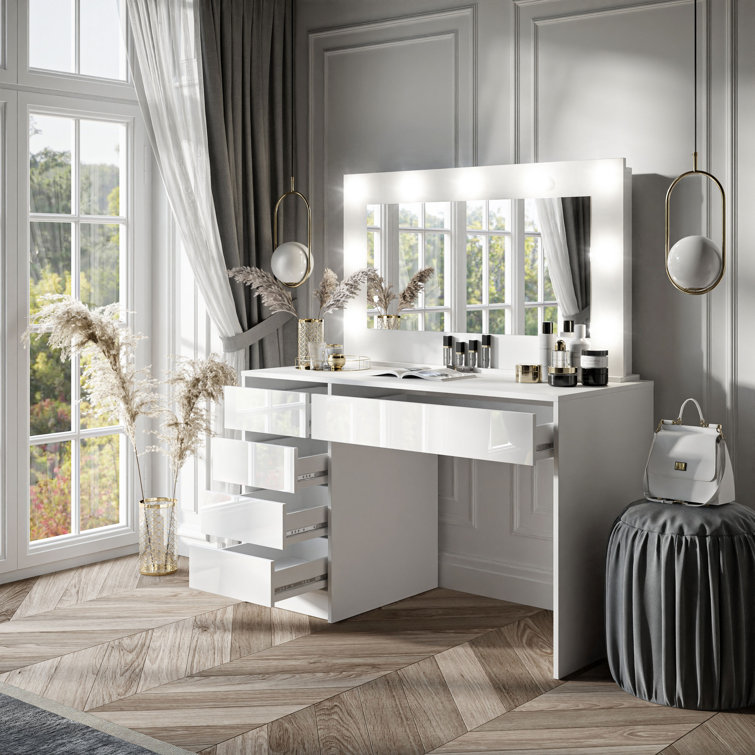 Thelonius Dressing Table with Mirror