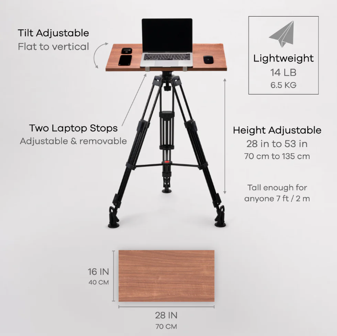 TRIPOD STANDING DESK PRO