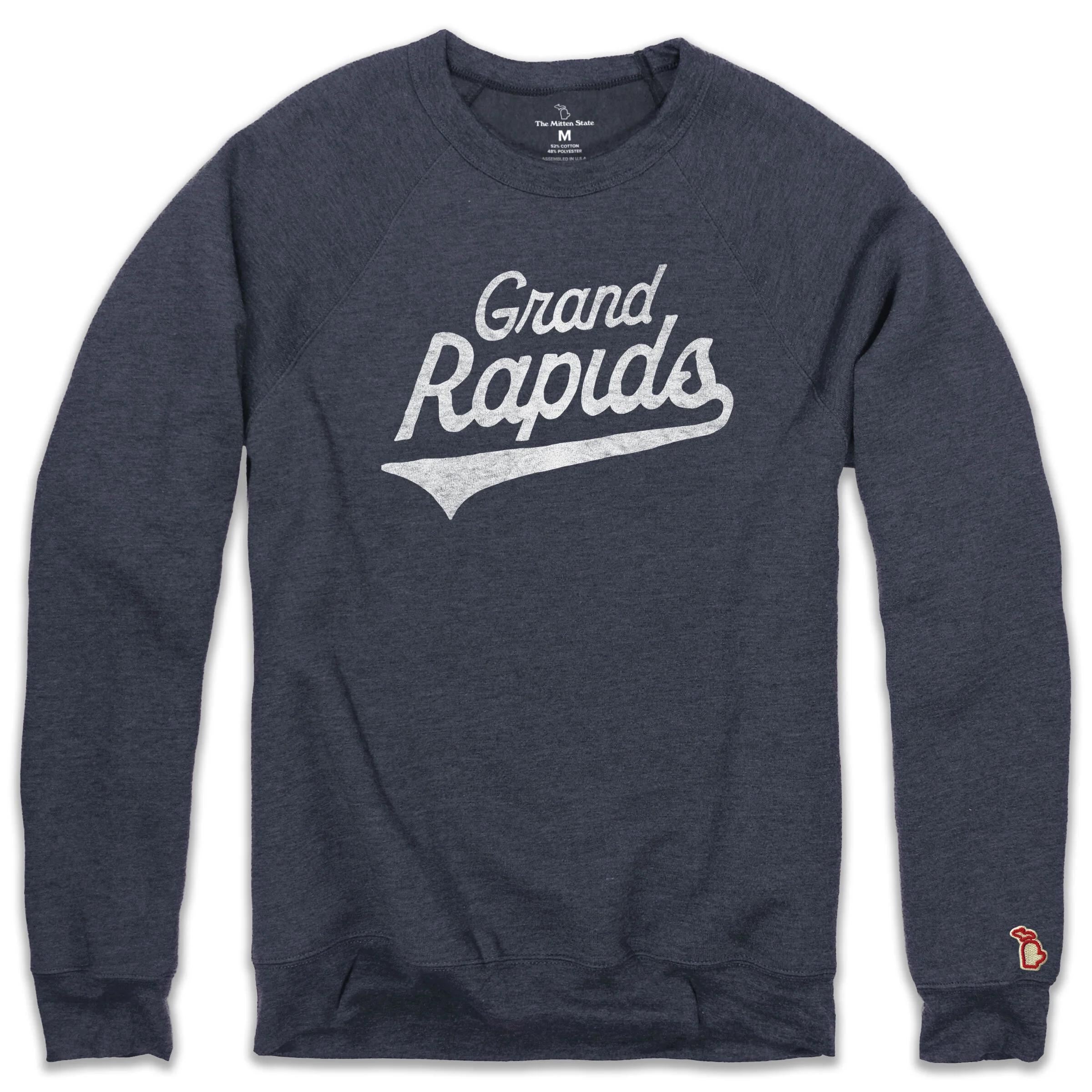 GRAND RAPIDS SCRIPT FLEECE SWEATSHIRT (UNISEX)
