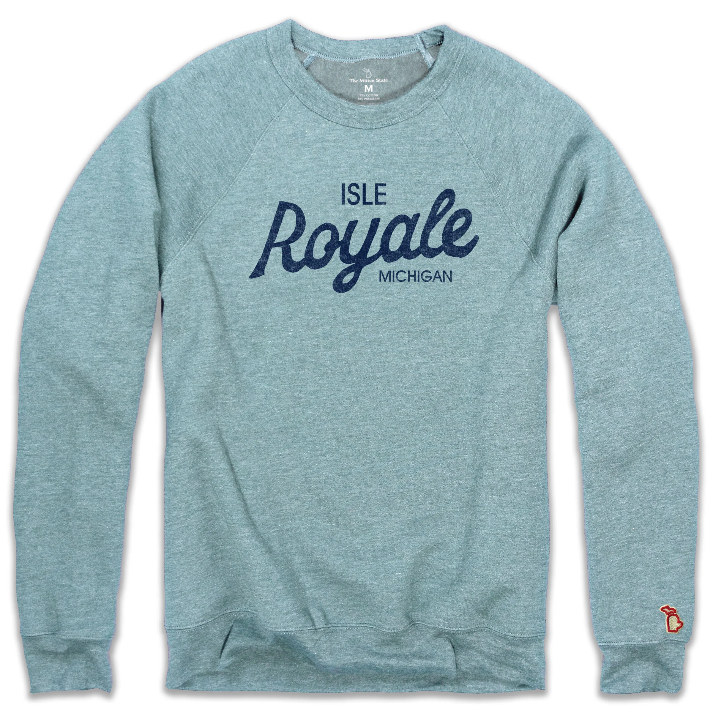 ISLE ROYALE SCRIPT FLEECE SWEATSHIRT (UNISEX)