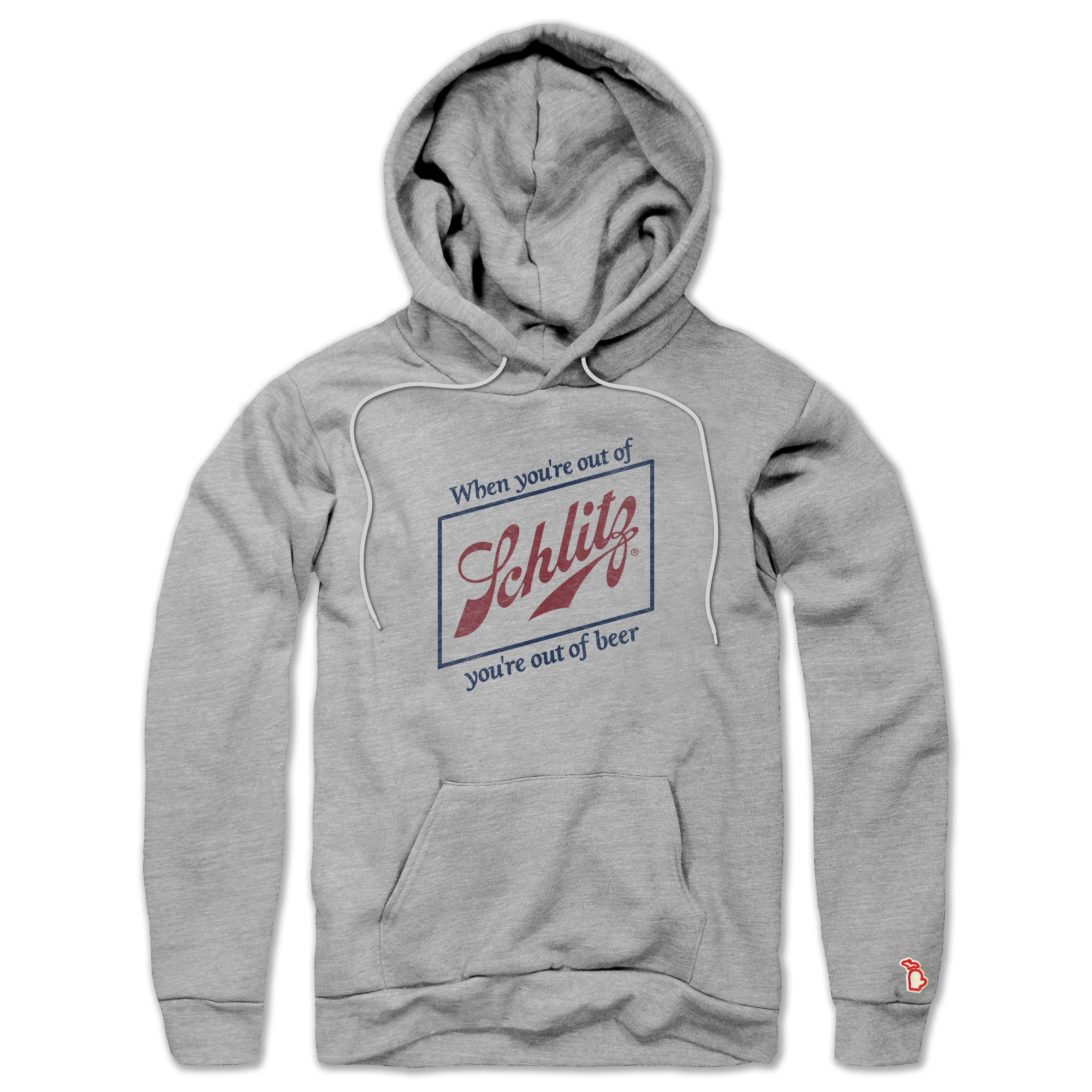 SCHLITZ OUT OF BEER ALL SEASON HOODIE (UNISEX)