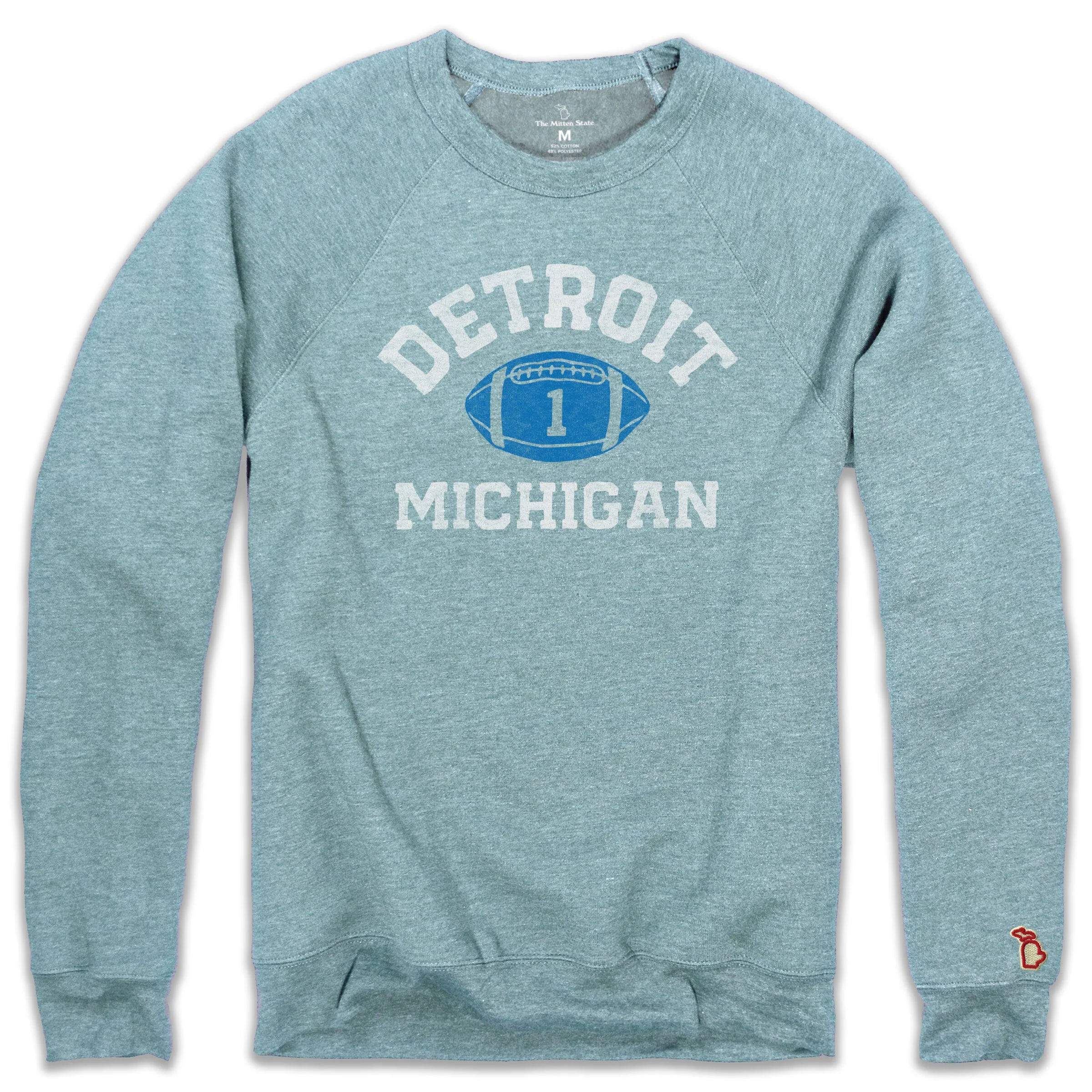 DETROIT - NO. 1 FOOTBALL FLEECE SWEATSHIRT (UNISEX)